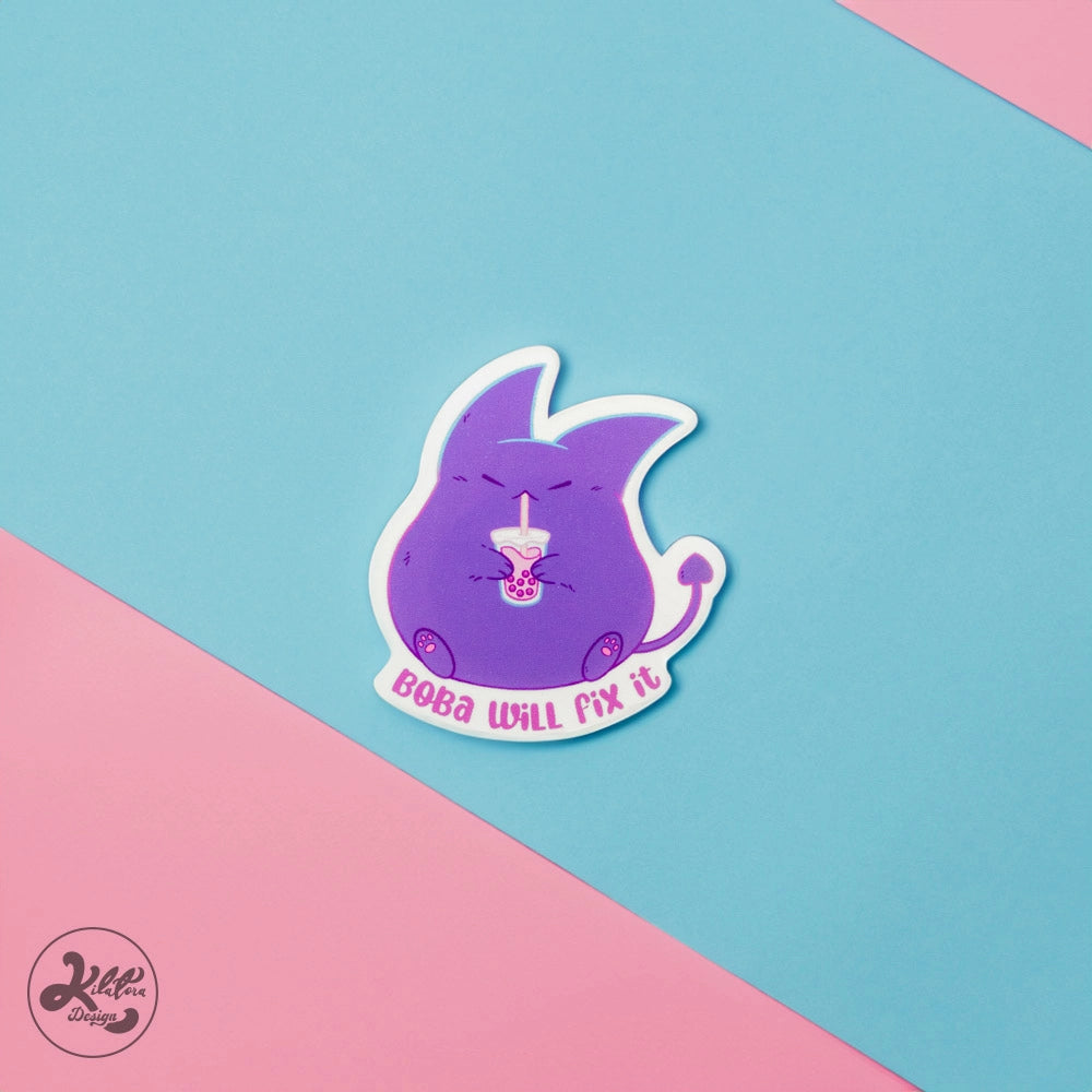 Boba-Will-Fix-It-Vinyl-Sticker-Tora-kilatora-design.