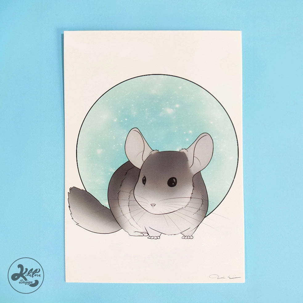 Chinchilla-Postcard-Blue-kilatora-design.