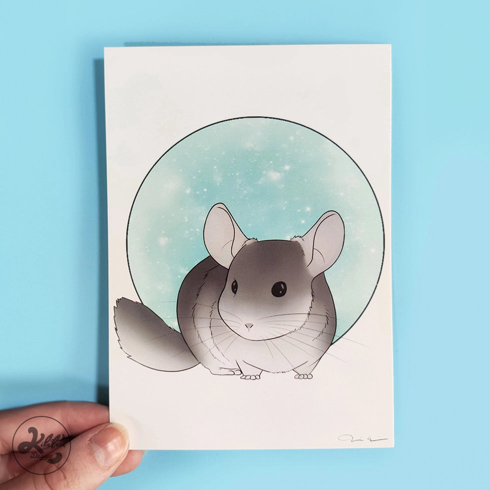 Chinchilla-Postcard-Blue-kilatora-design.