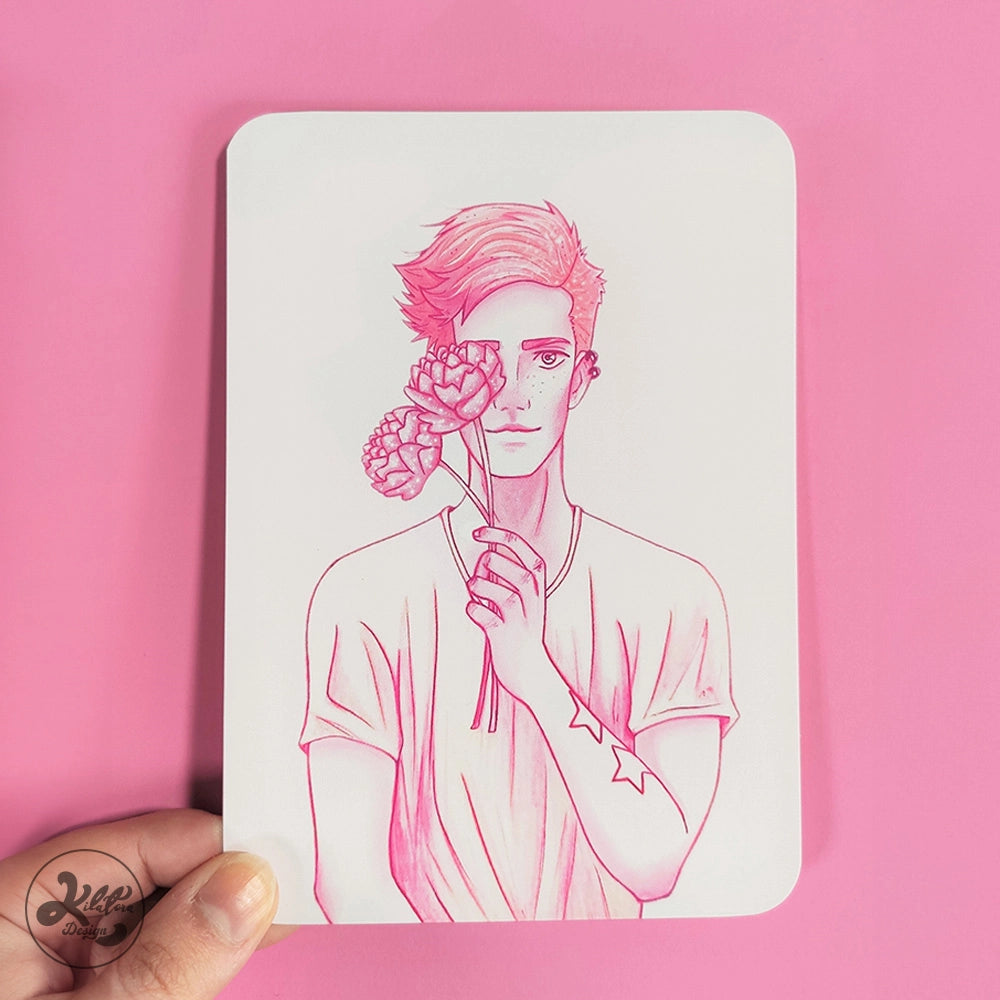 Boy Sketches Postikorttisetti