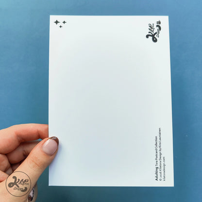 Adulting Postcard