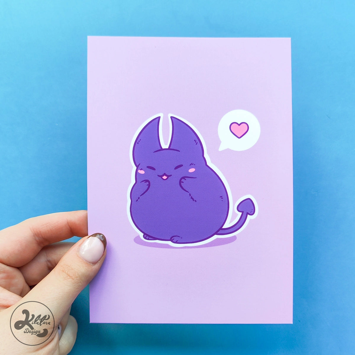 Sending Love Postcard