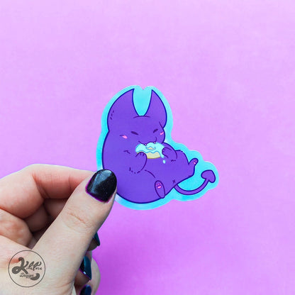 Donut Vinyl Sticker - Tora