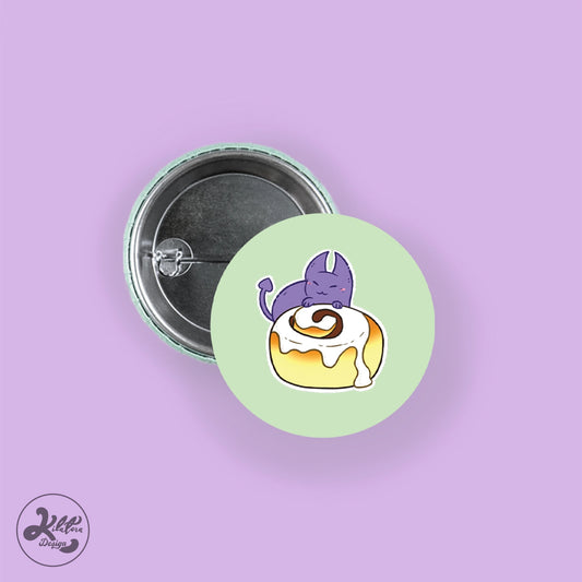 Tora Dessert fabric 38mm Button Pin